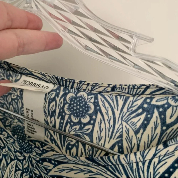 Morris & Co X Target Blue White Floral Dress 12 - Picture 12 of 13